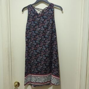 Alga Francesca's Collections Paisley Print Sleeveless Dress
